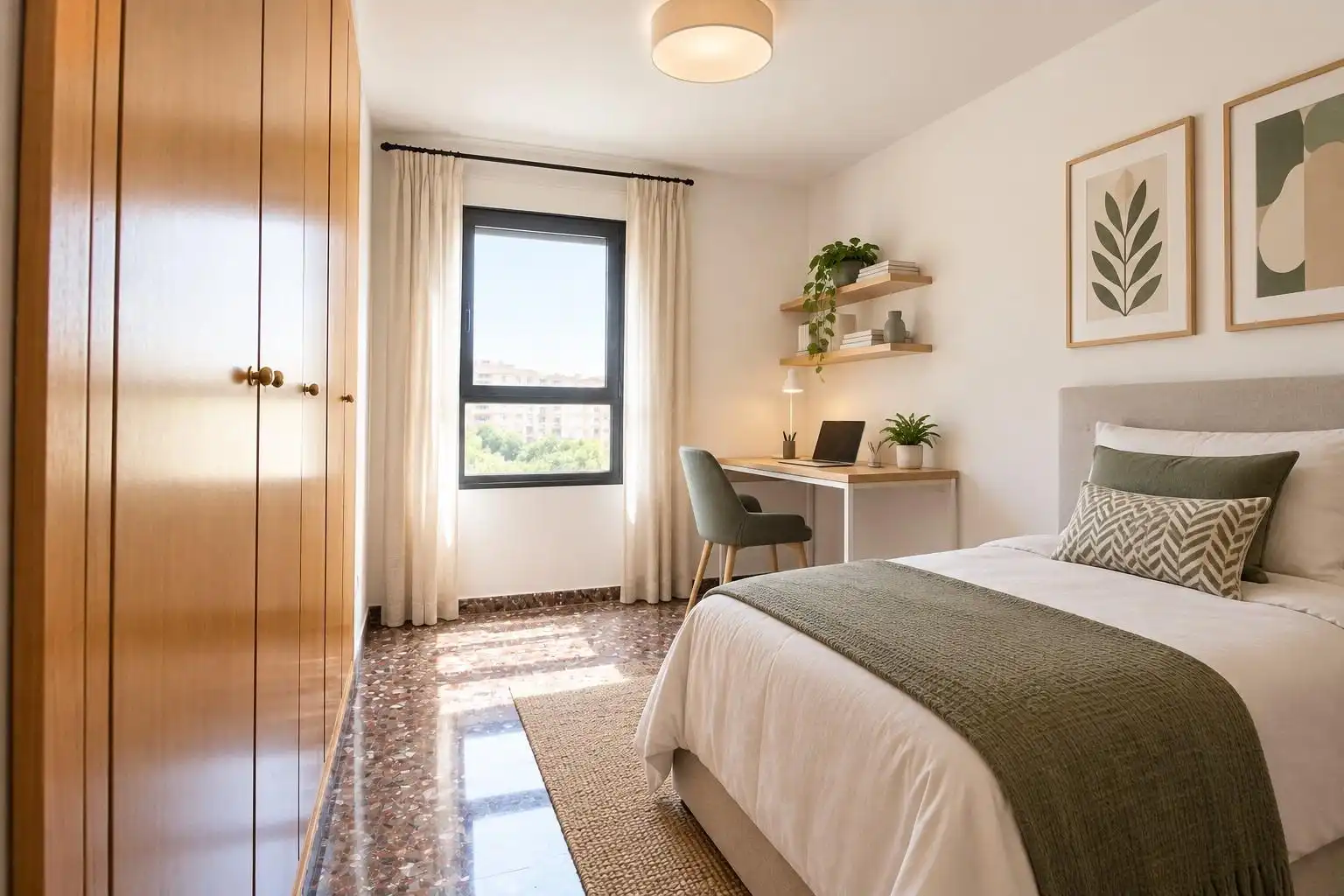Habitación de Piso en venta en Valencia con Aire acondicionado, Jardín privado y Piscina comunitaria