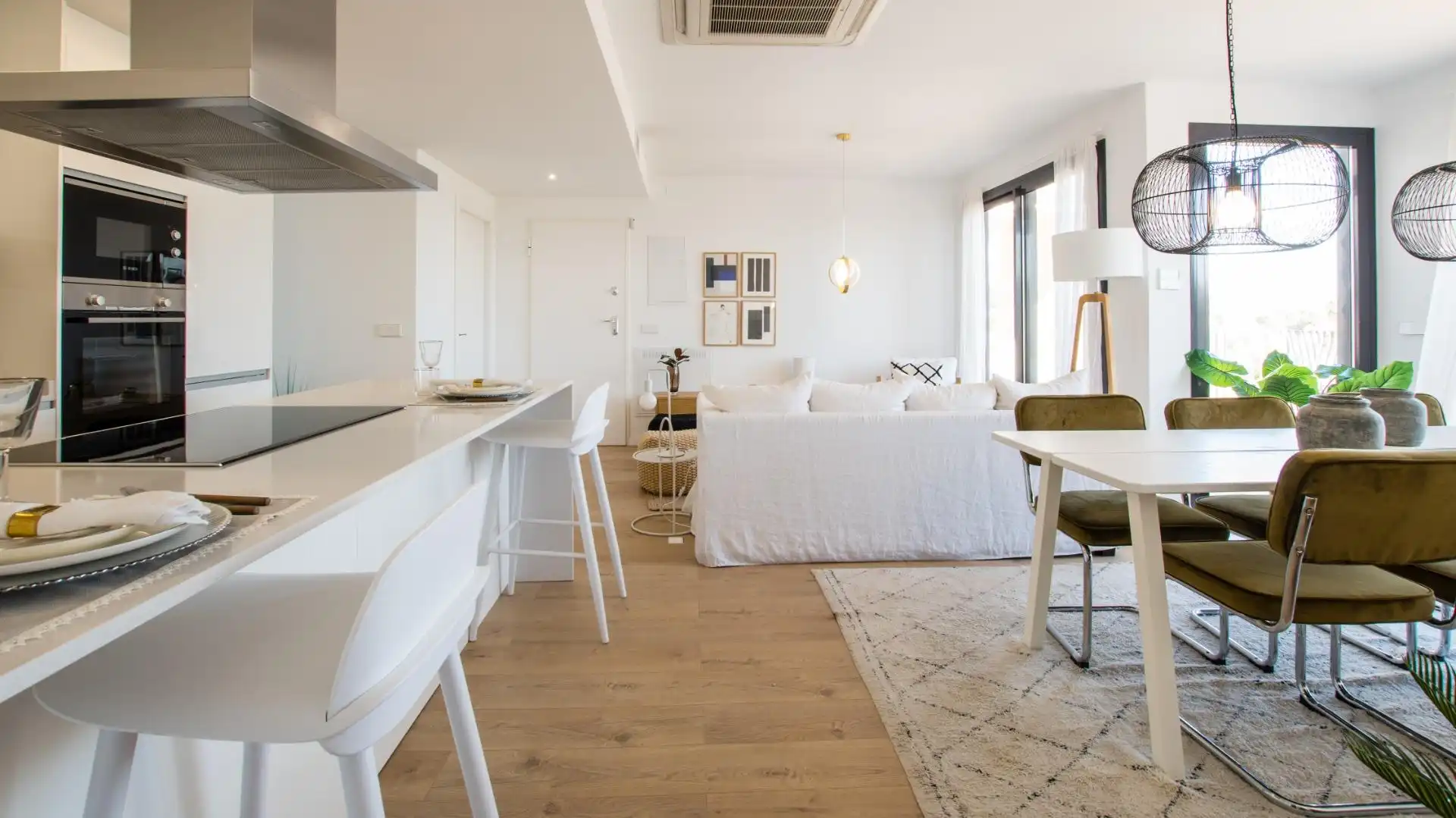 Sala d'estar de Planta baixa en venda en Villajoyosa / La Vila Joiosa amb Jardí privat, Terrassa i Piscina comunitària