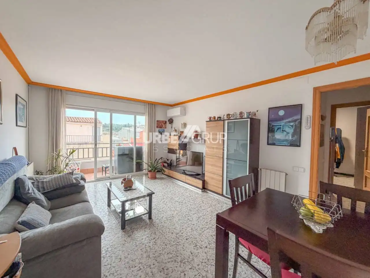 Sala de estar de Piso en venta en Terrassa con Aire acondicionado, Calefacción y Balcón