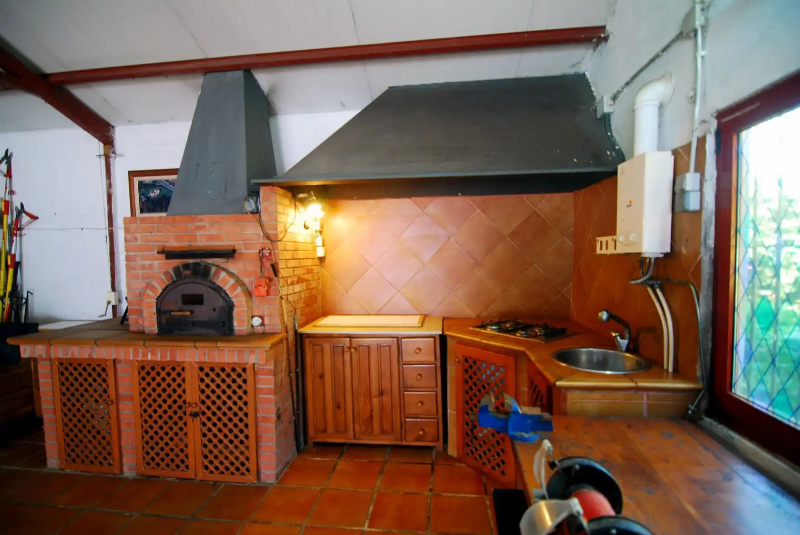 Cocina de Casa o chalet en venta en Cangas de Onís con Calefacción, Jardín privado y Amueblado