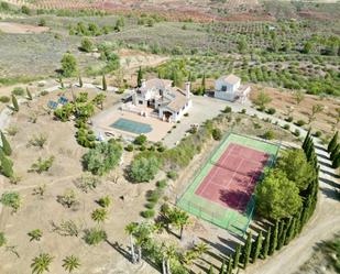 Vista exterior de Casa o xalet en venda en Lorca amb Aire condicionat, Terrassa i Piscina