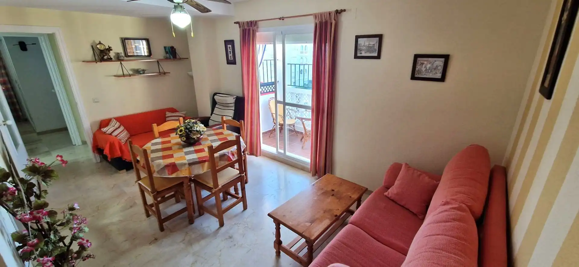 Dormitori de Apartament de lloguer en El Portil amb Piscina comunitària