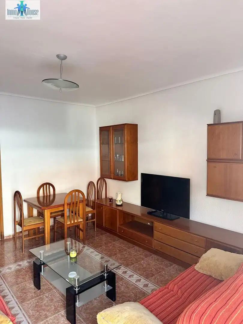 Sala d'estar de Casa adosada en venda en Albacete amb Calefacció, Jardí privat i Terrassa