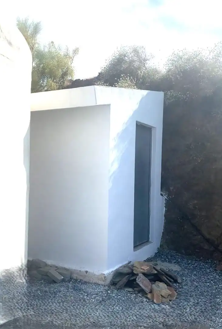 Vista exterior de Finca rústica en venda en El Borge amb Jardí privat, Terrassa i Traster