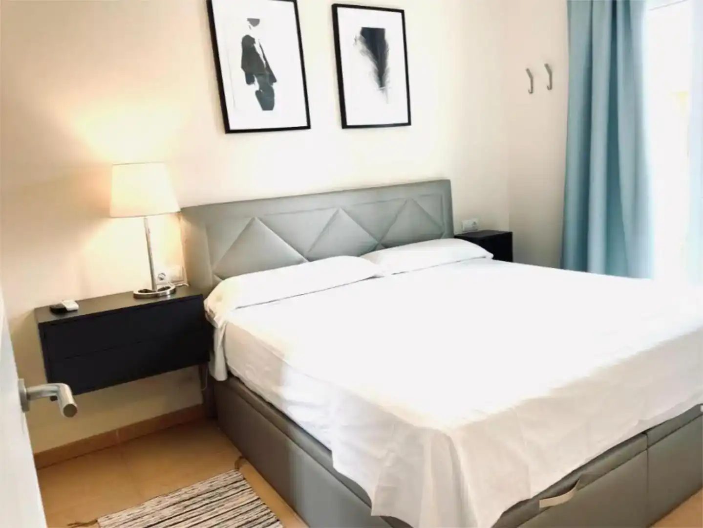 Bedroom of Flat for rent in  Palma de Mallorca  with Air Conditioner, Private garden and Swimming Pool