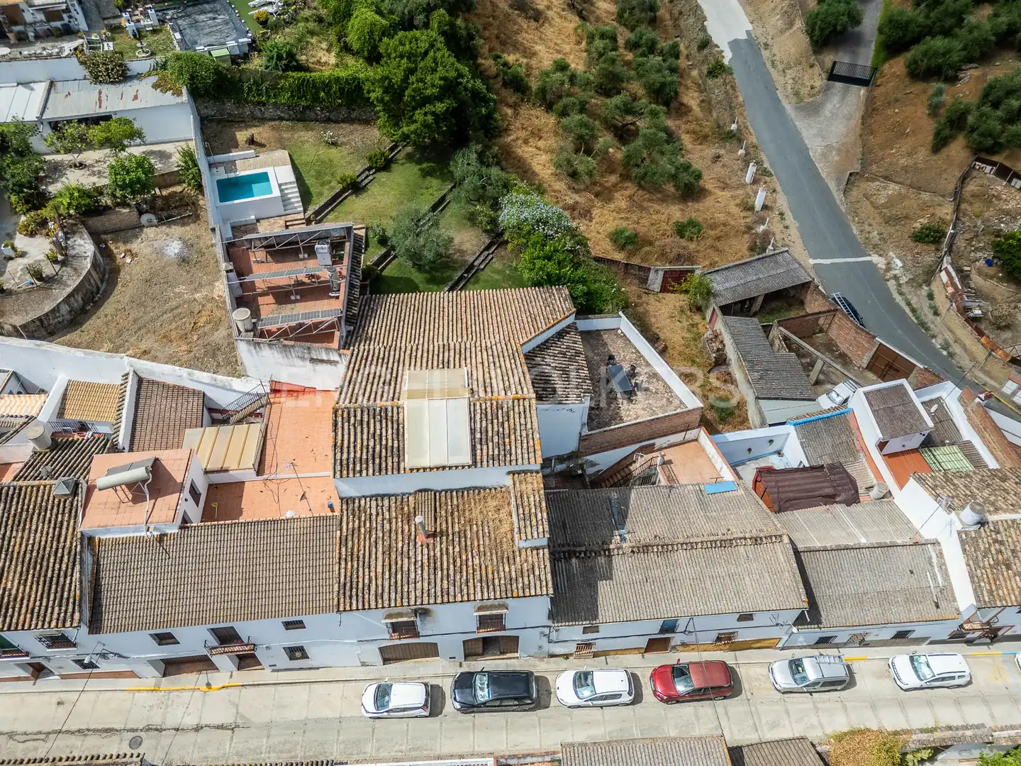 Vista exterior de Casa o xalet en venda en La Puebla de los Infantes amb Aire condicionat, Calefacció i Jardí privat