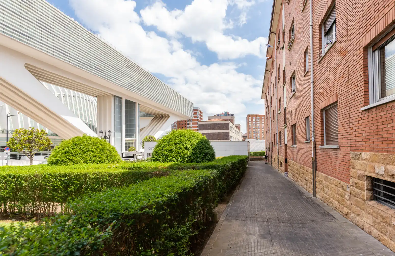 Exterior view of Flat for rent in Oviedo   with Heating, Parquet flooring and Terrace
