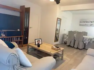 Sala d'estar de Apartament en venda en Cambrils amb Aire condicionat, Terrassa i Moblat