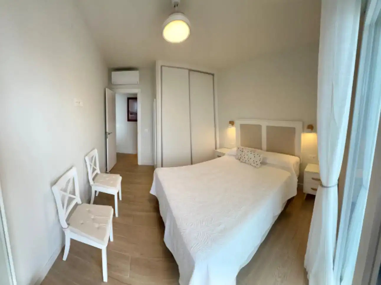 Bedroom of Flat for rent in Almuñécar  with Air Conditioner and Furnished