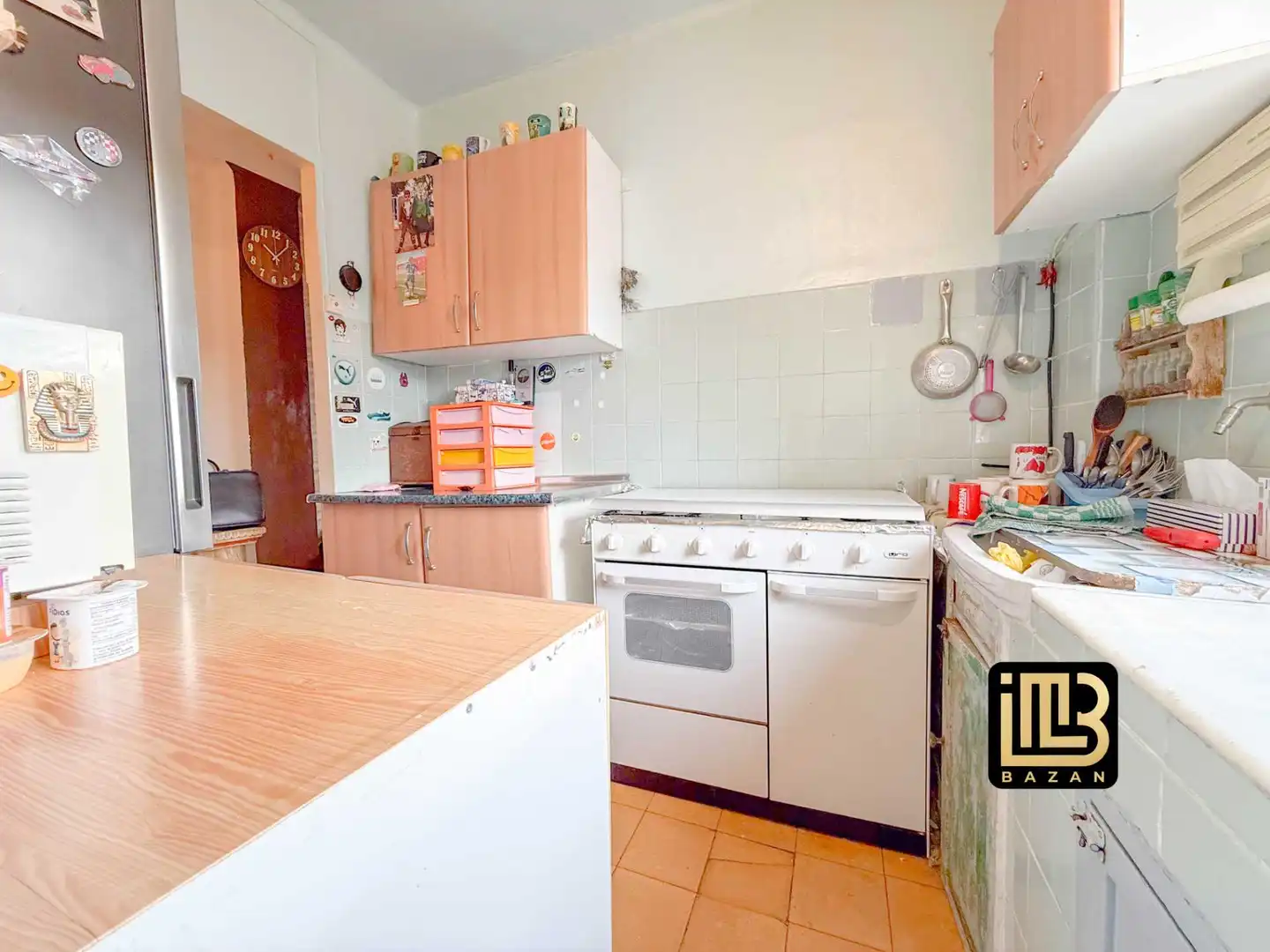 Kitchen of Flat for share in Málaga  with Furnished, Washing machine and Microwave