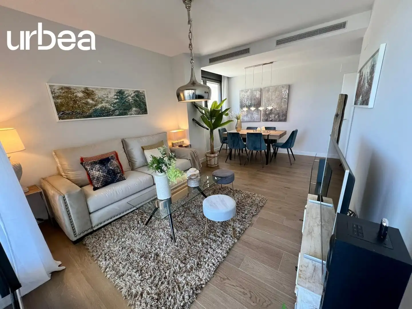 Sala d'estar de Pis en venda en Málaga amb Aire condicionat i Piscina comunitària