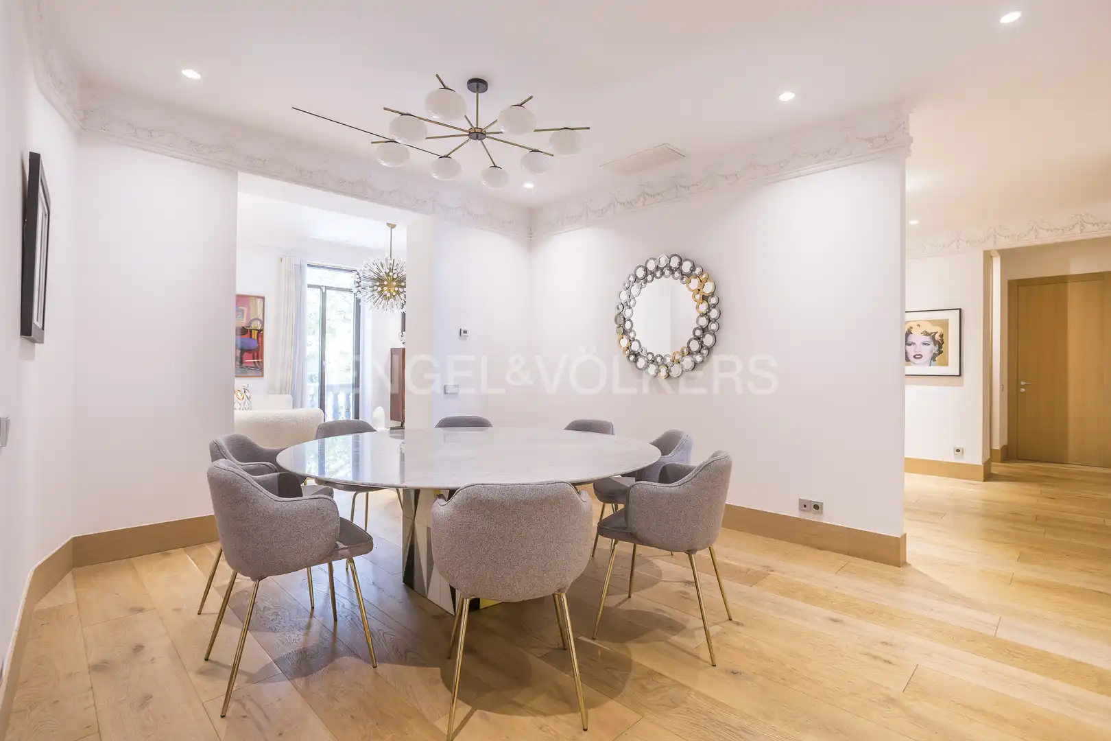 Comedor de Dúplex en venta en Madrid con Aire acondicionado, Calefacción y Jardín privado