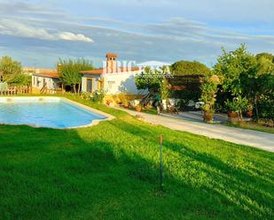 Jardí de Casa o xalet en venda en Sierra de Fuentes amb Aire condicionat, Terrassa i Piscina