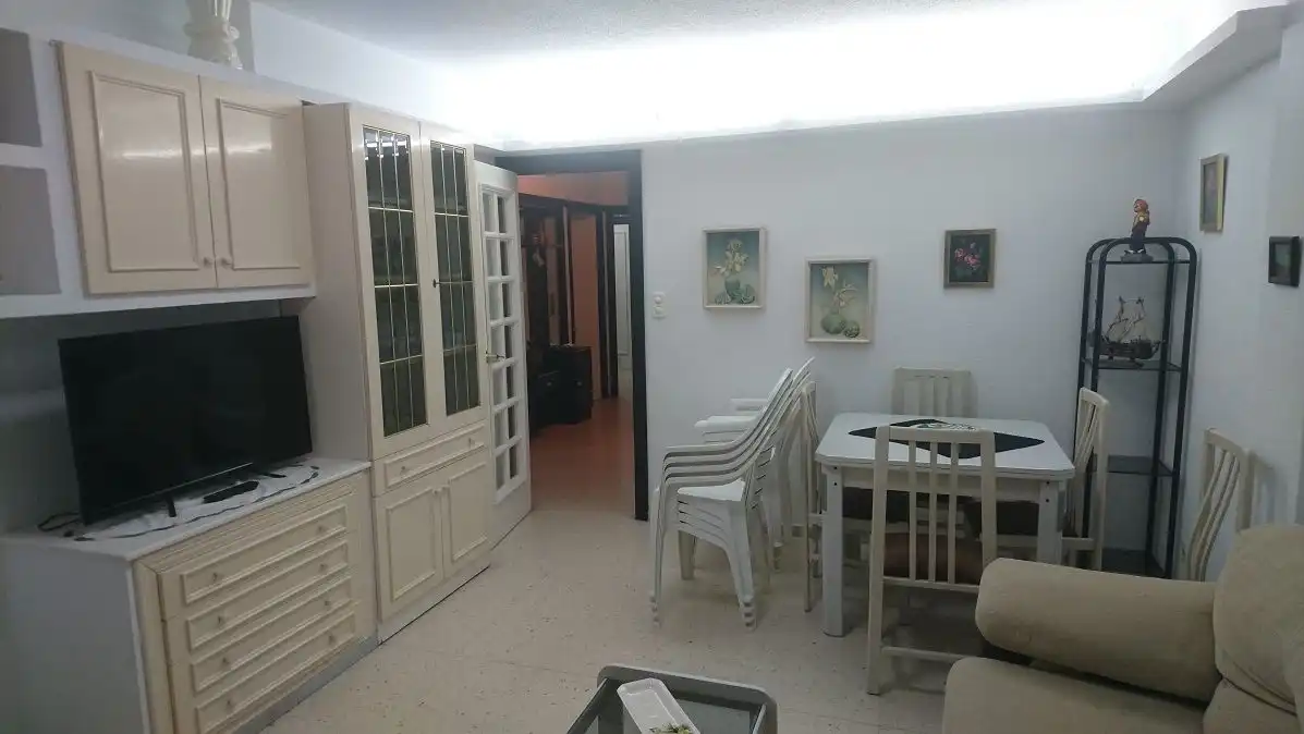 Sala d'estar de Pis de lloguer en Santa Pola amb Terrassa, Moblat i Forn