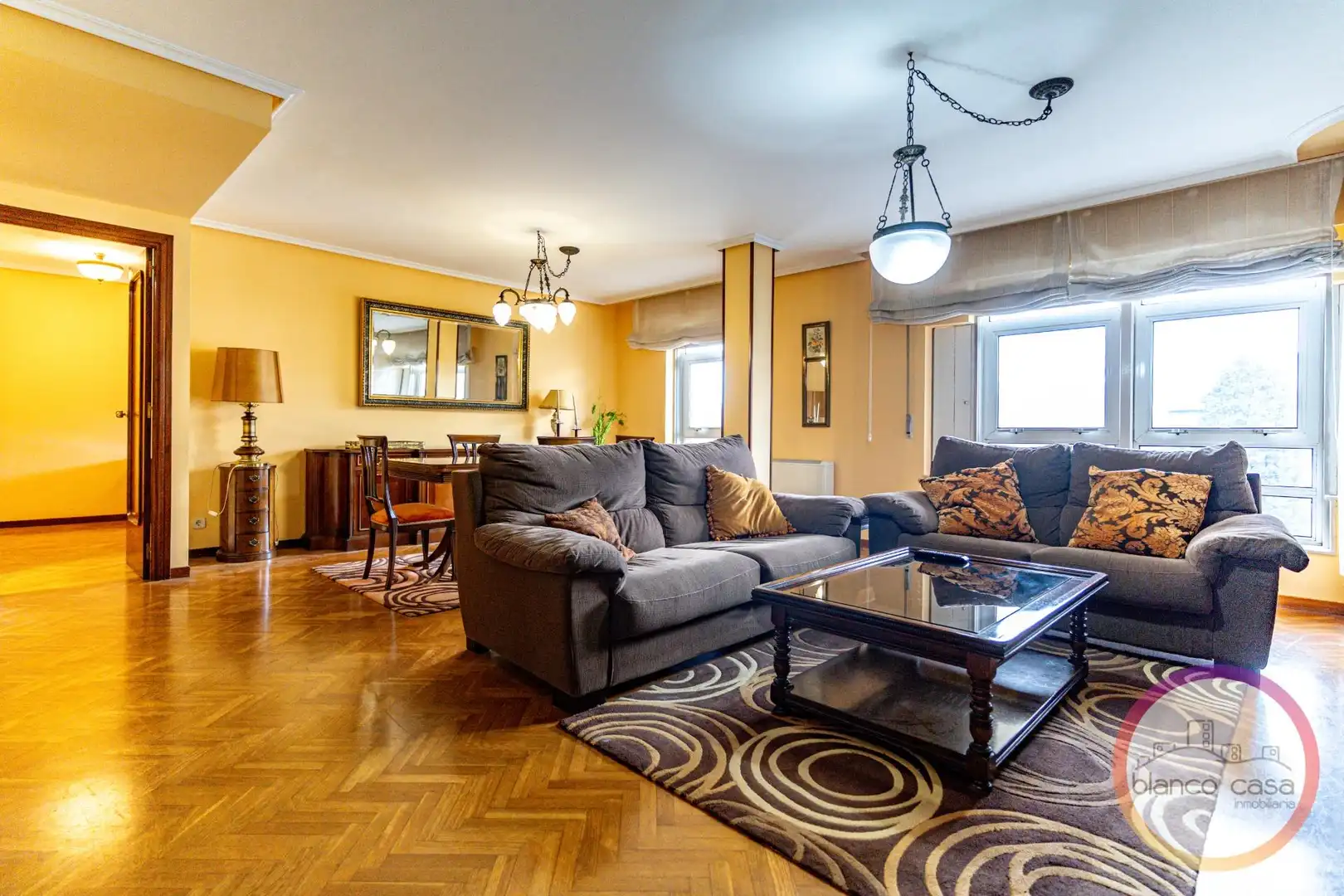 Living room of Flat for sale in Carballo  with Heating and Alarm