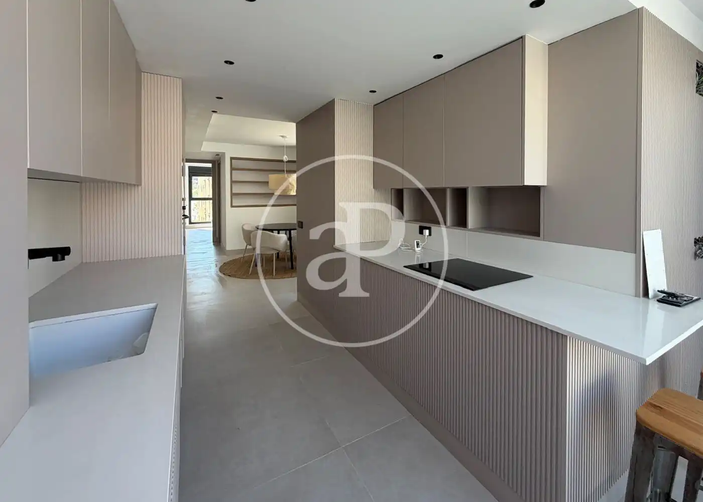 Kitchen of Flat for sale in Madrid  with Air Conditioner, Heating and Terrace