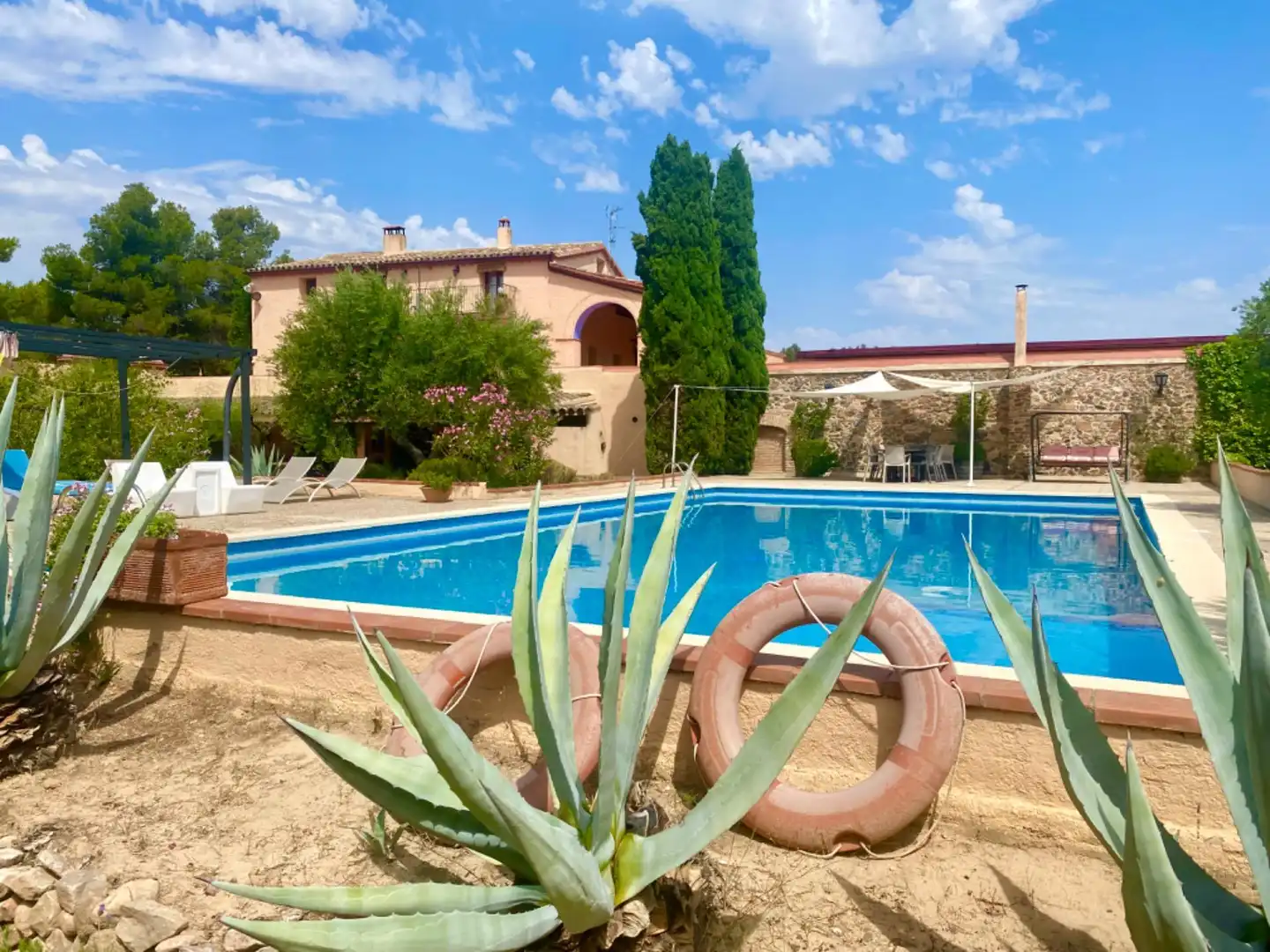 Swimming pool of Commercial properties for sale in El Molar (Tarragona)  with Air Conditioner