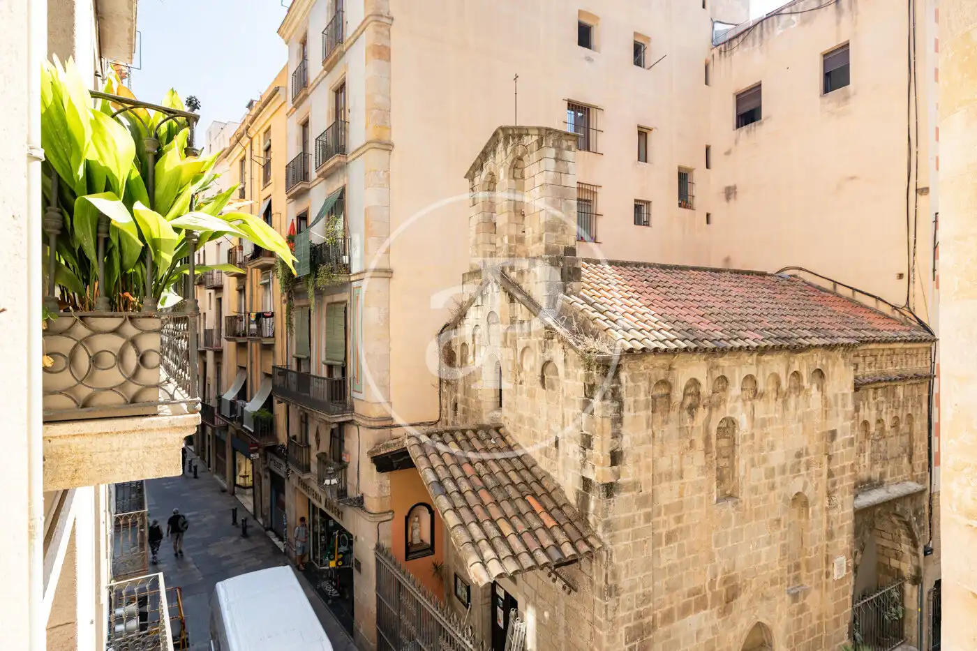 Vista exterior de Piso en venta en Barcelona con Aire acondicionado, Calefacción y Amueblado