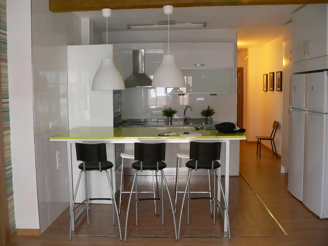 Küche von Wohnung zur Miete in Murcia mit Möbliert, Ofen und Waschmaschine