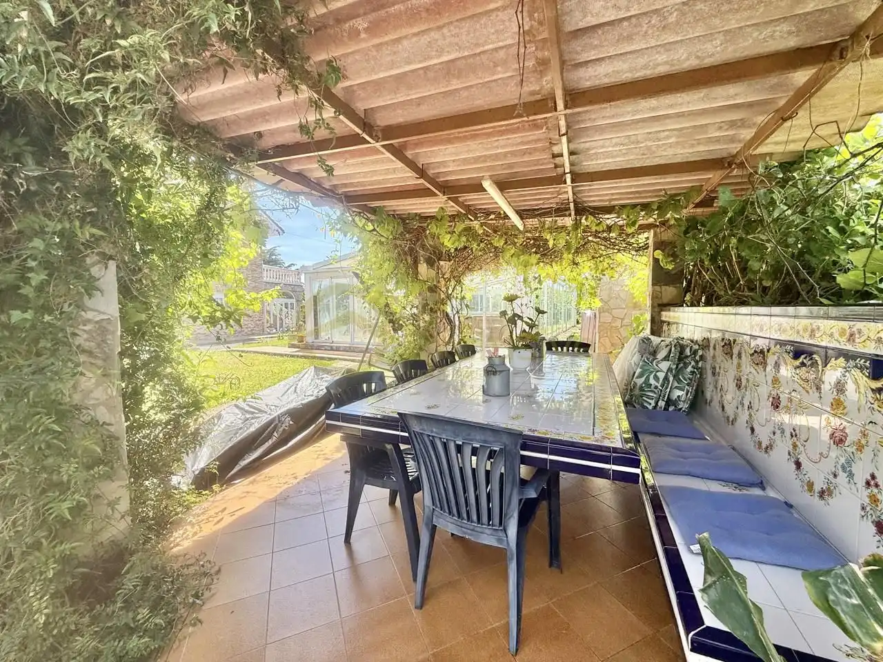 Terraza de Casa o chalet en venta en Castrillón con Calefacción, Jardín privado y Parquet