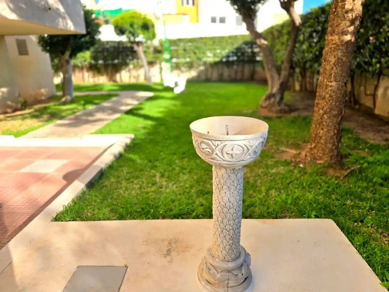 Jardí de Apartament de lloguer en Gandia amb Aire condicionat, Parquet i Terrassa