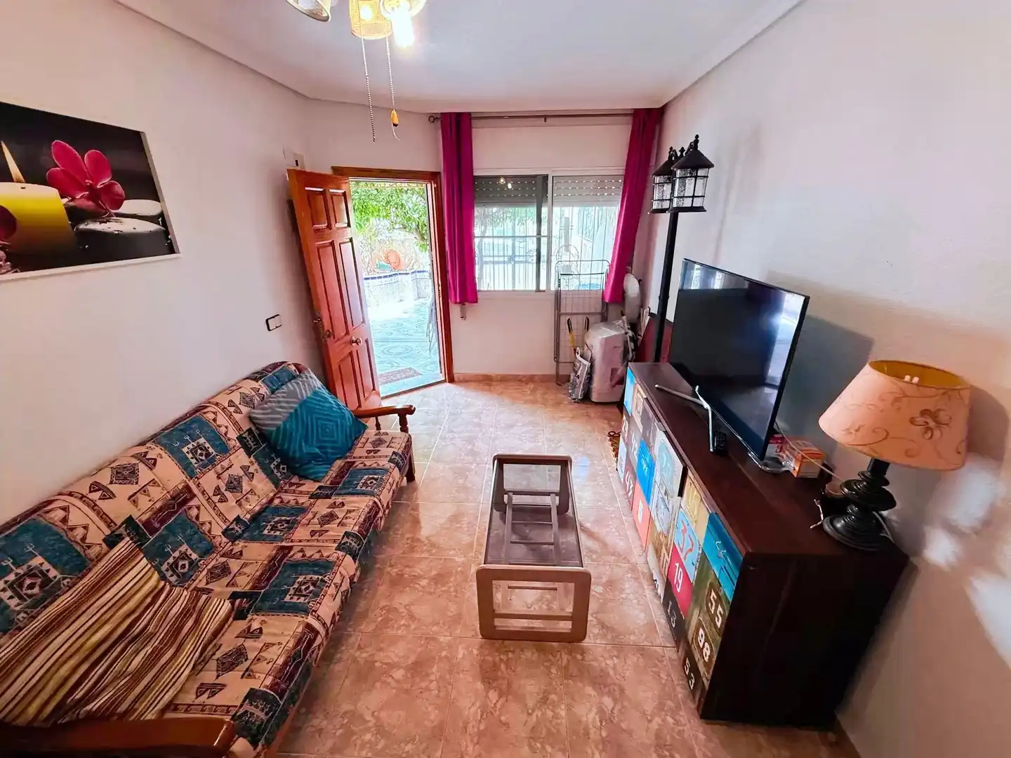 Sala d'estar de Casa adosada en venda en Los Alcázares amb Terrassa