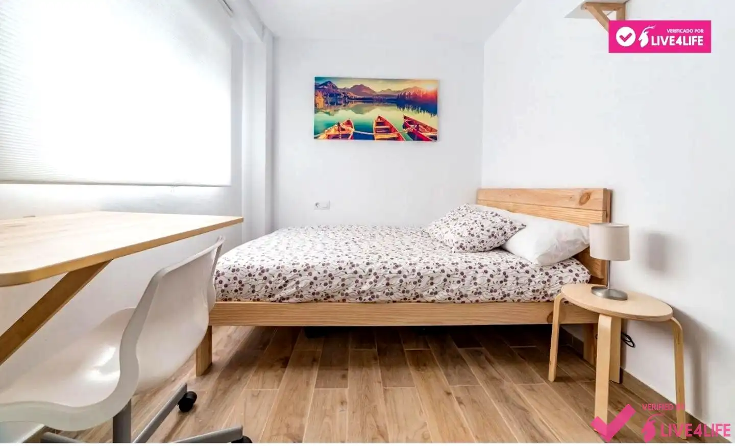 Bedroom of Flat for rent in Valencia  with Furnished