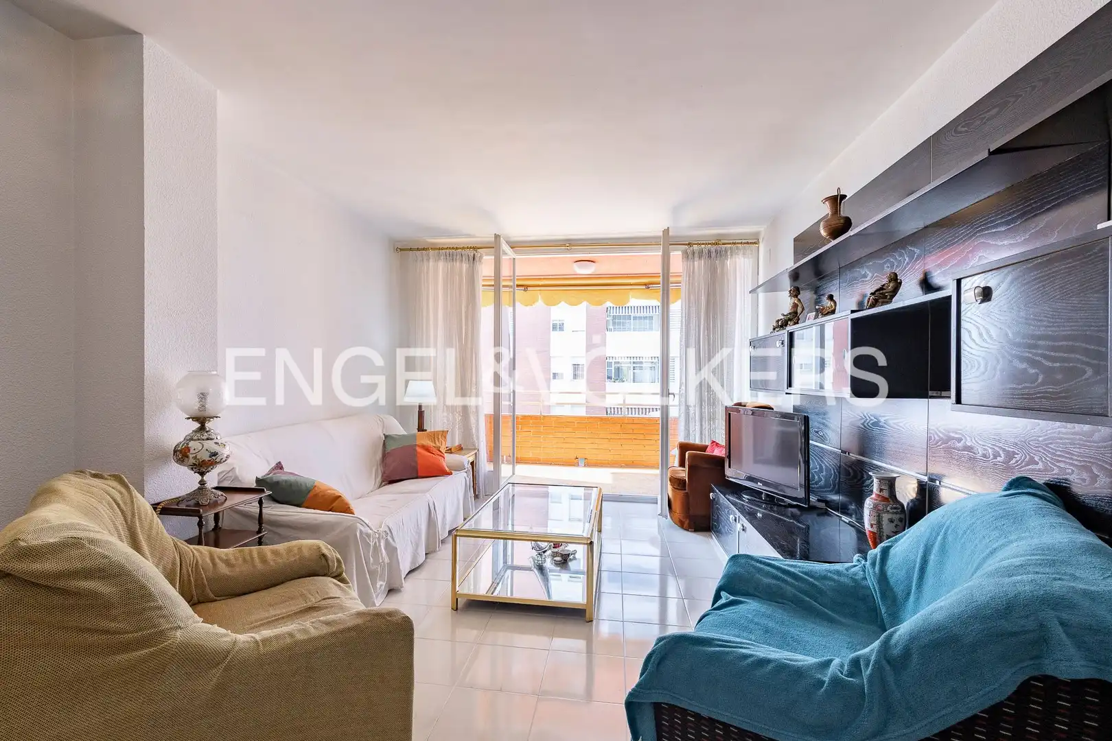 Living room of Flat for sale in Sant Joan Despí  with Heating and Terrace