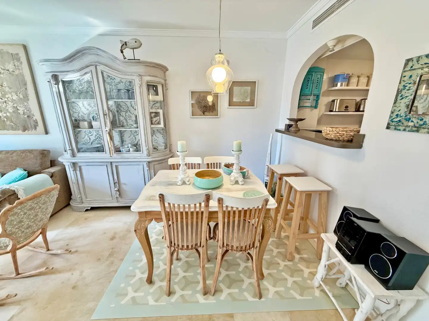Menjador de Apartament en venda en Dénia amb Aire condicionat, Calefacció i Terrassa