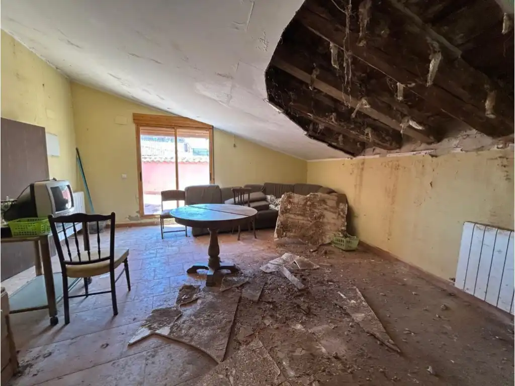 Sala de estar de Casa o chalet en venta en El Pobo con Terraza