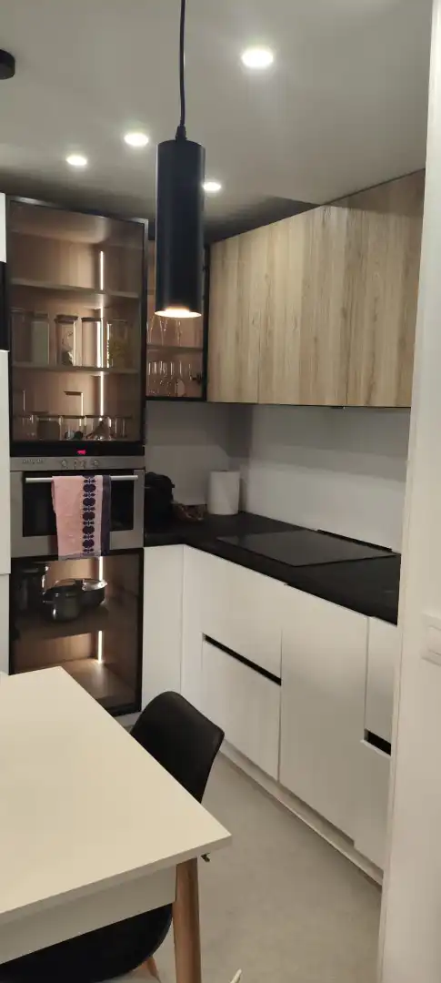 Cocina de Piso de alquiler en Castro-Urdiales con Calefacción, Terraza y Amueblado