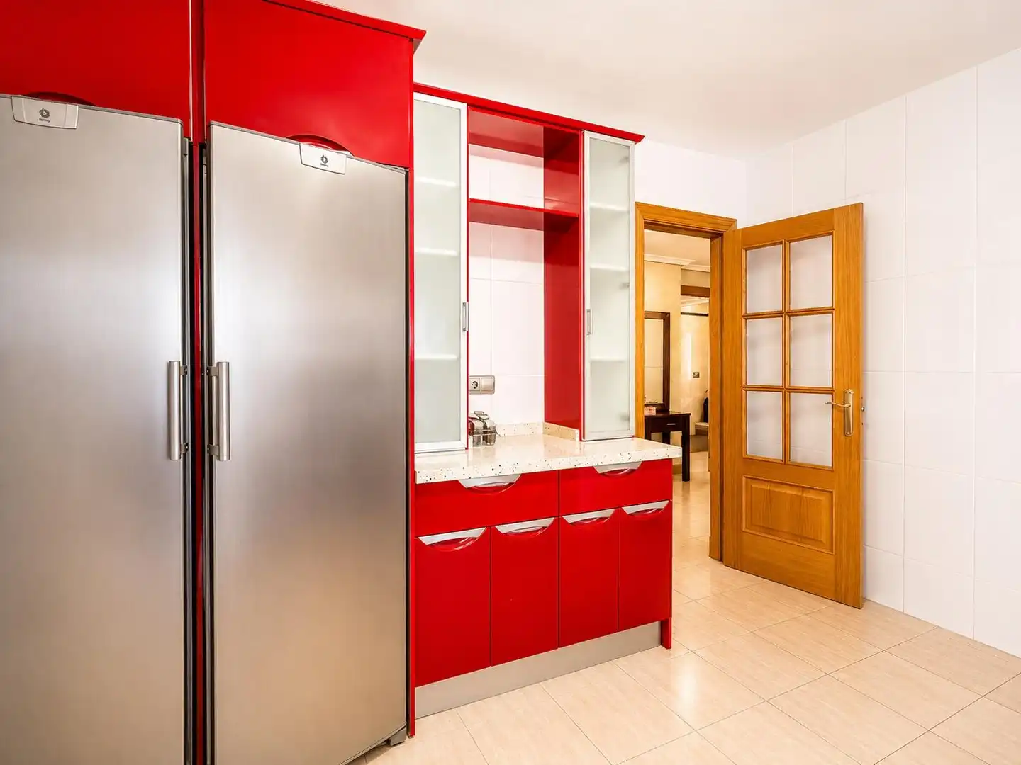 Cocina de Ático de alquiler en Almería con Aire acondicionado, Terraza y Amueblado