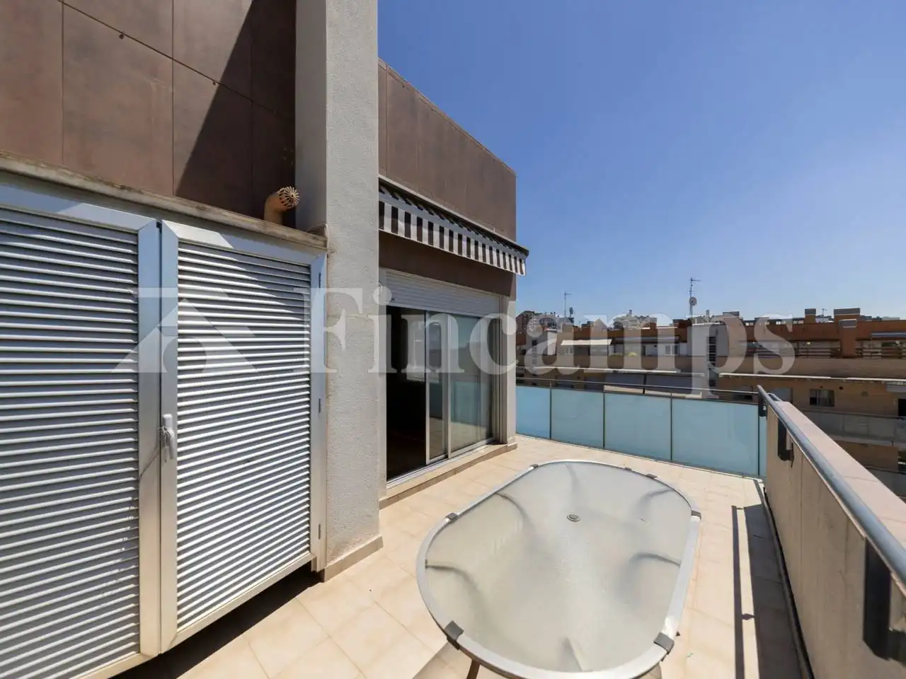 Terrasse von Dachboden zum Verkauf in Terrassa mit Klimaanlage, Heizung und Parkett