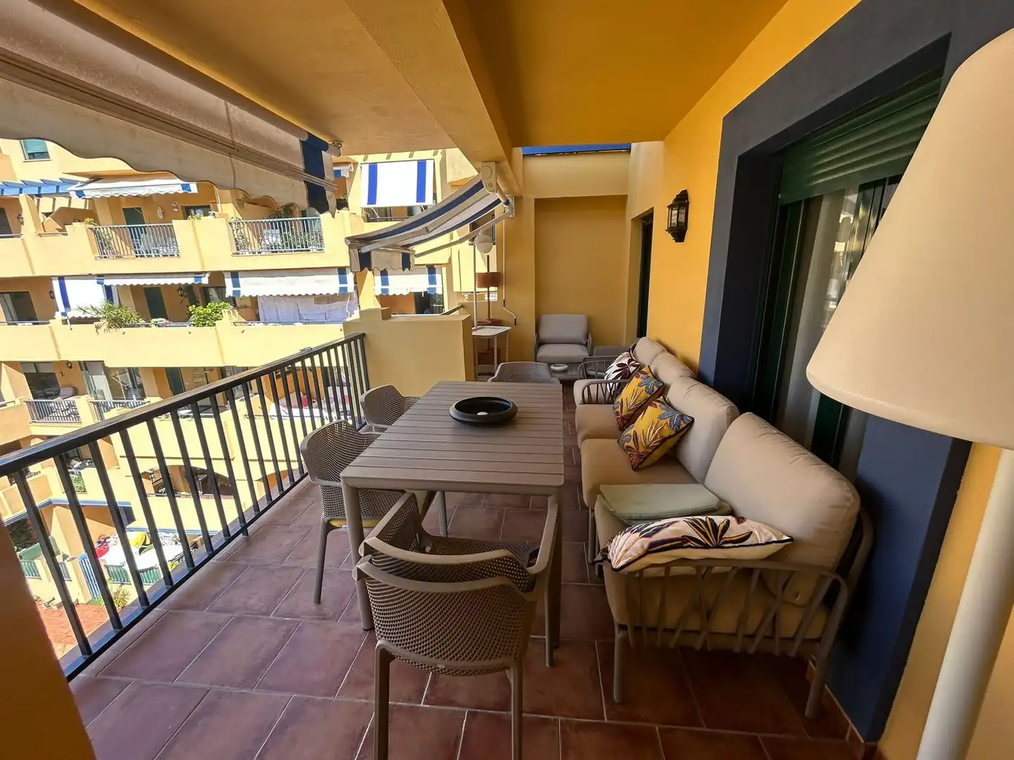 Terrace of Apartments for rent in Marbella  with Air Conditioner, Terrace and Swimming Pool
