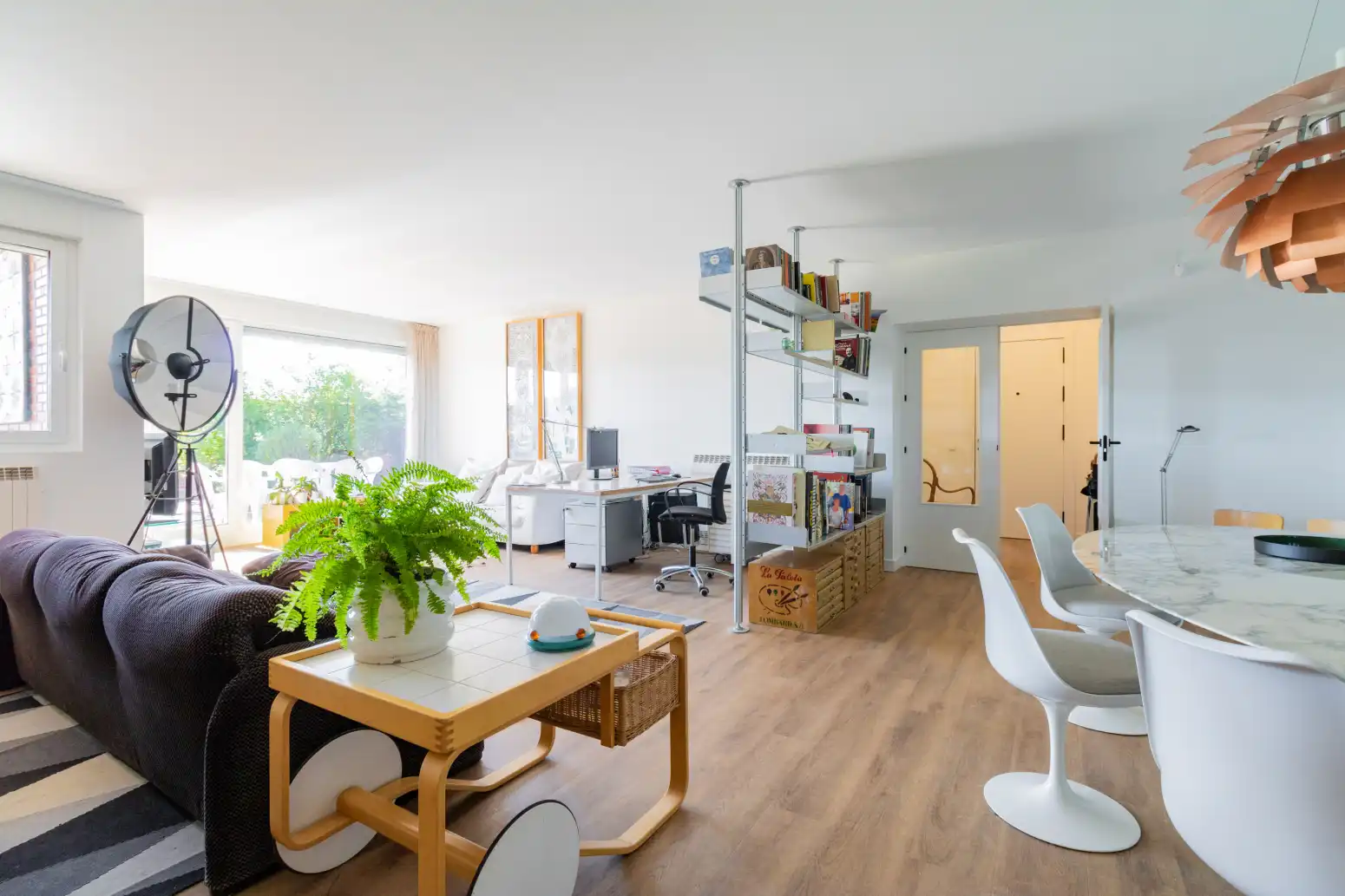 Sala de estar de Piso en venta en Estella / Lizarra con Calefacción, Jardín privado y Terraza
