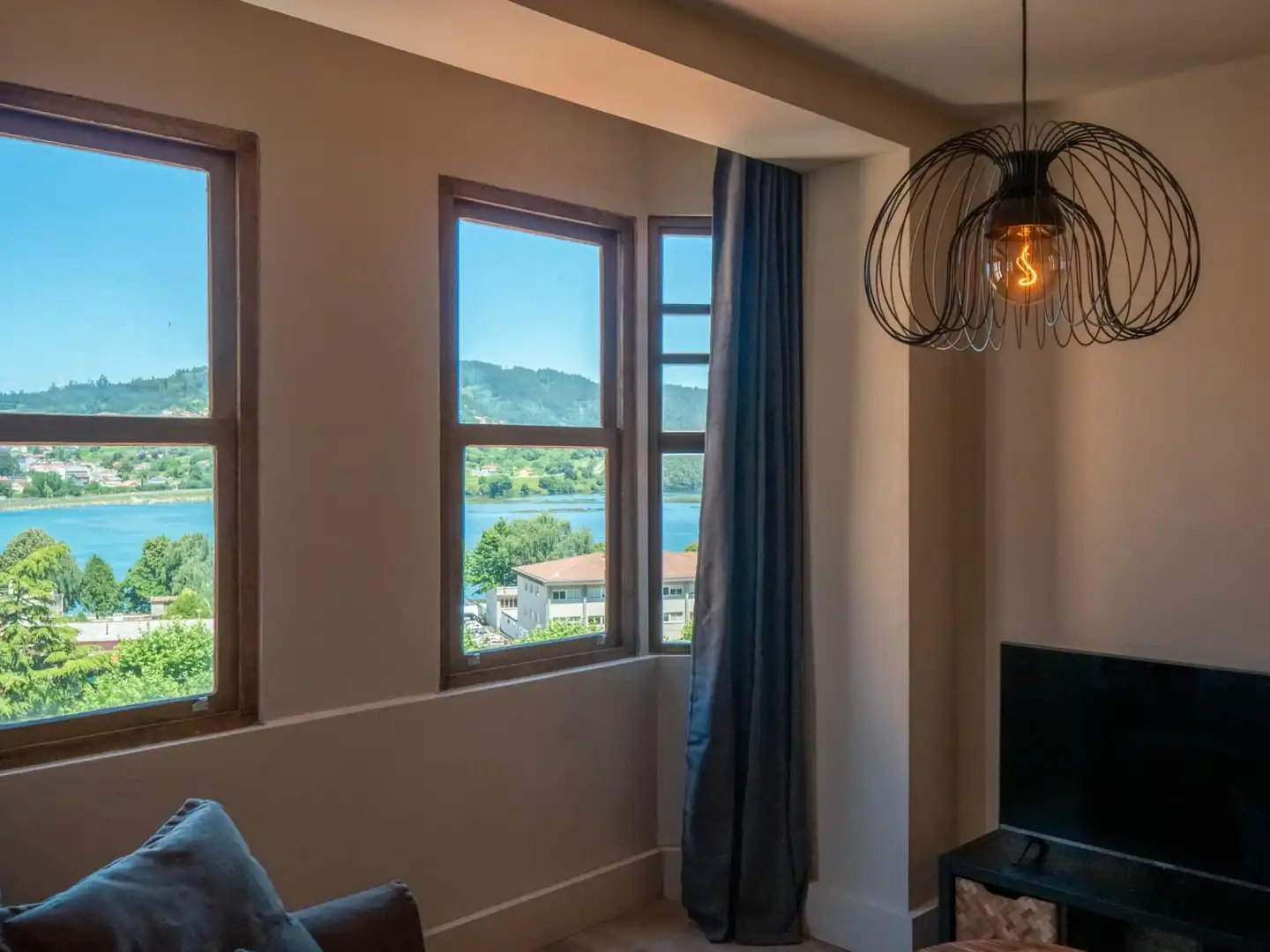 Bedroom of Apartments for sale in Pontedeume  with Heating, Parquet flooring and Furnished