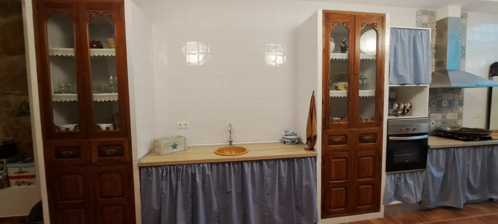 Bathroom of Houses for sale in Sueras / Suera  with Terrace, Furnished and Oven
