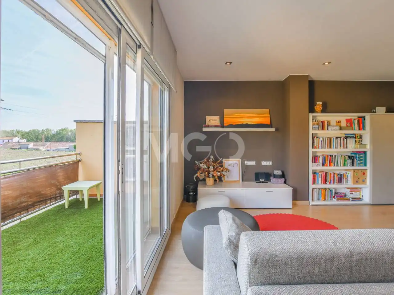 Sala de estar de Casa o chalet en venta en Manlleu con Aire acondicionado, Calefacción y Parquet