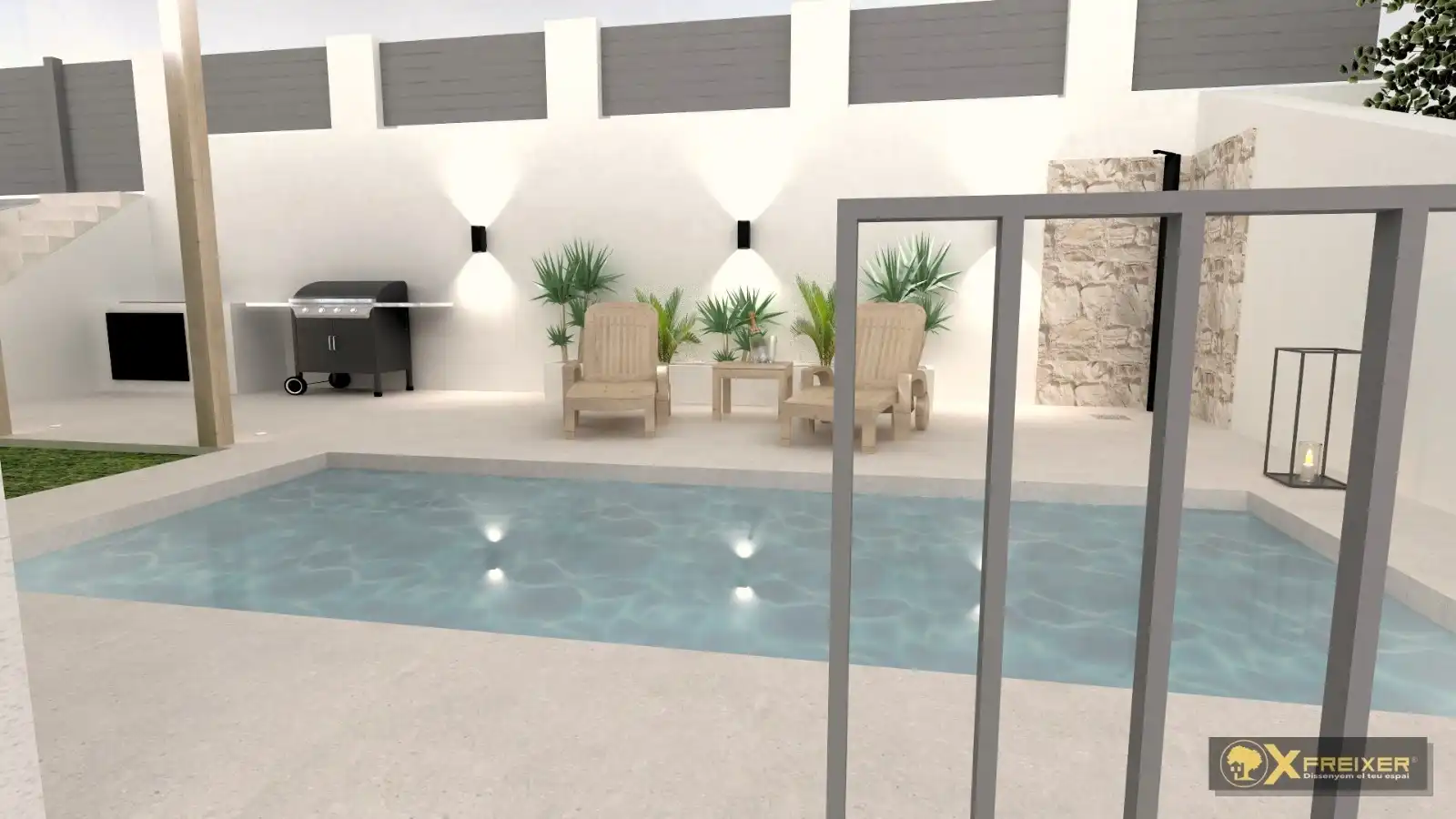 Piscina de Casa o chalet en venta en Sant Cebrià de Vallalta con Aire acondicionado, Calefacción y Jardín privado