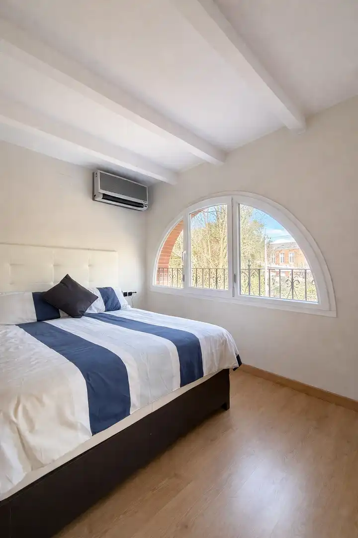 Bedroom of Houses for sale in Sant Cugat del Vallès  with Heating, Private garden and Terrace