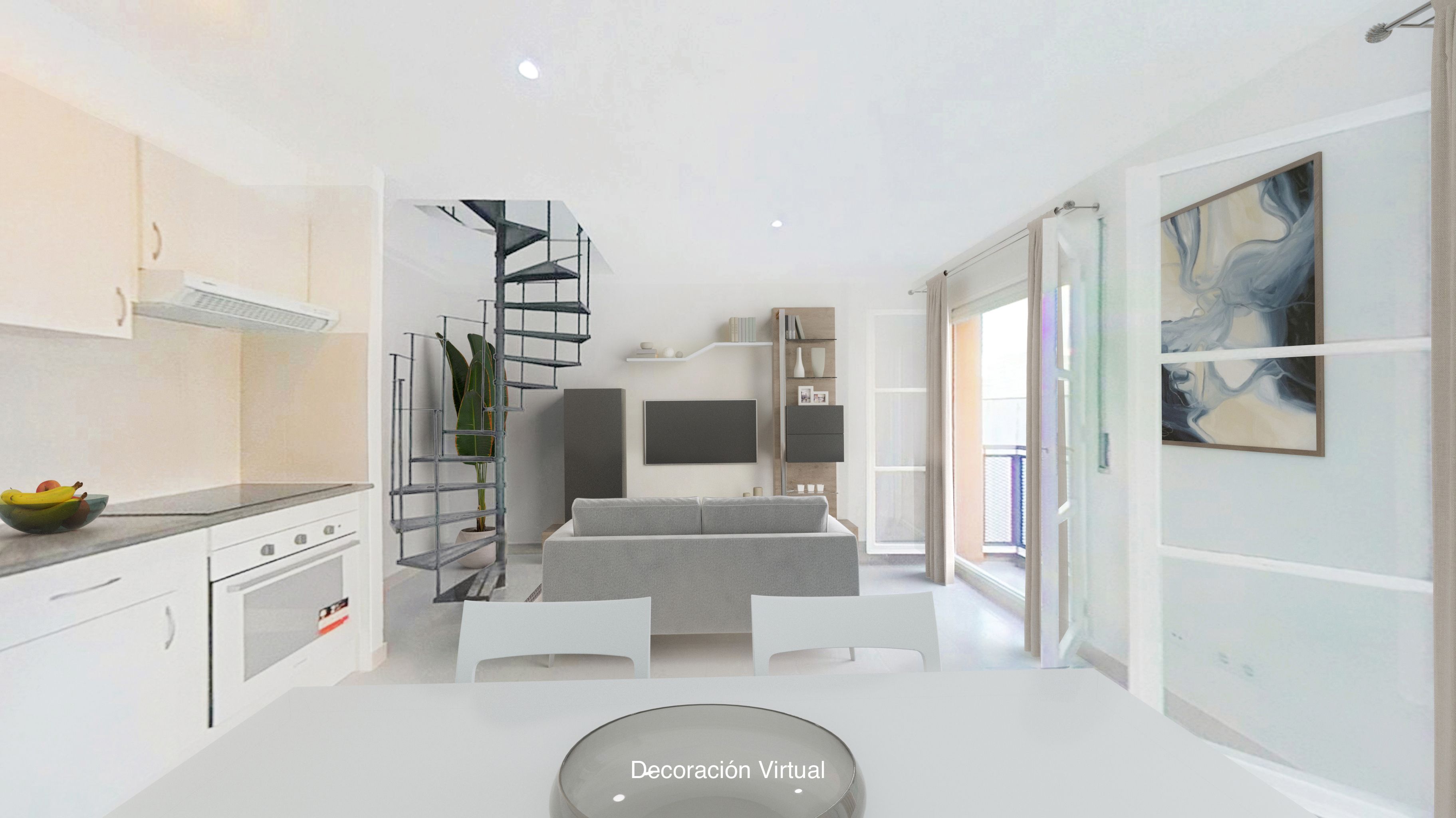 Living room of Study for sale in Terrassa  with Heating, Terrace and Oven