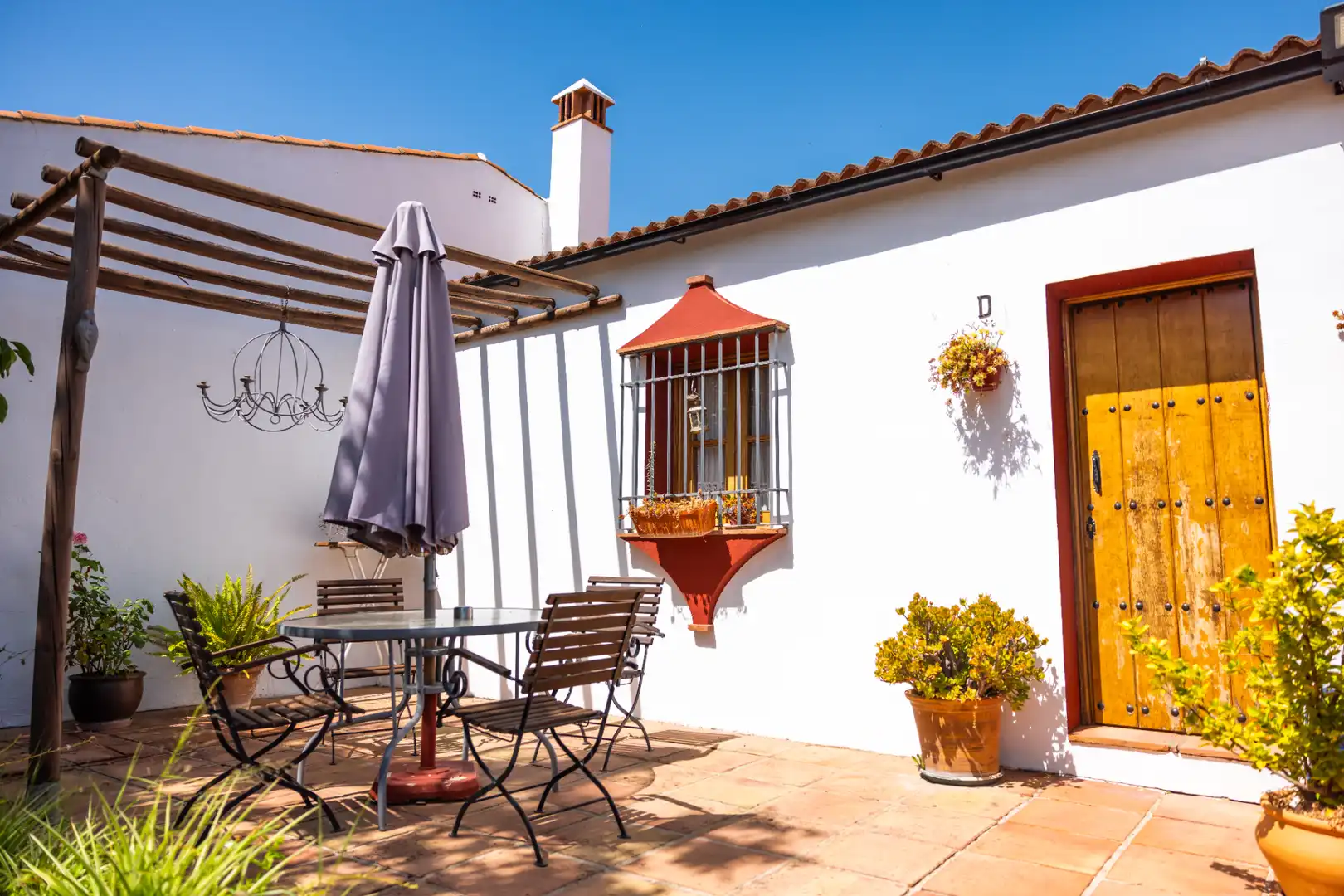 Terraza de Finca rústica en venta en Montejaque con Aire acondicionado, Jardín privado y Terraza