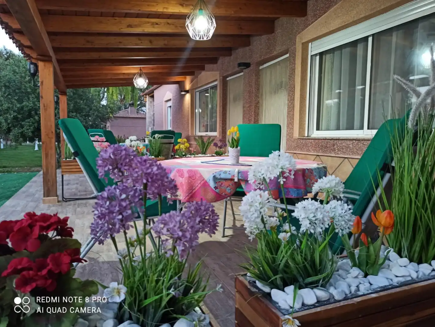 Terraza de Casa o chalet de alquiler en Elche / Elx con Aire acondicionado, Calefacción y Jardín privado