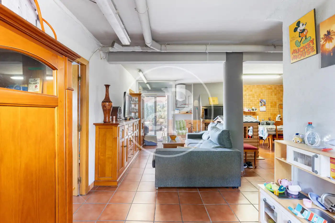 Sala de estar de Casa o chalet en venta en Terrassa con Aire acondicionado, Calefacción y Jardín privado