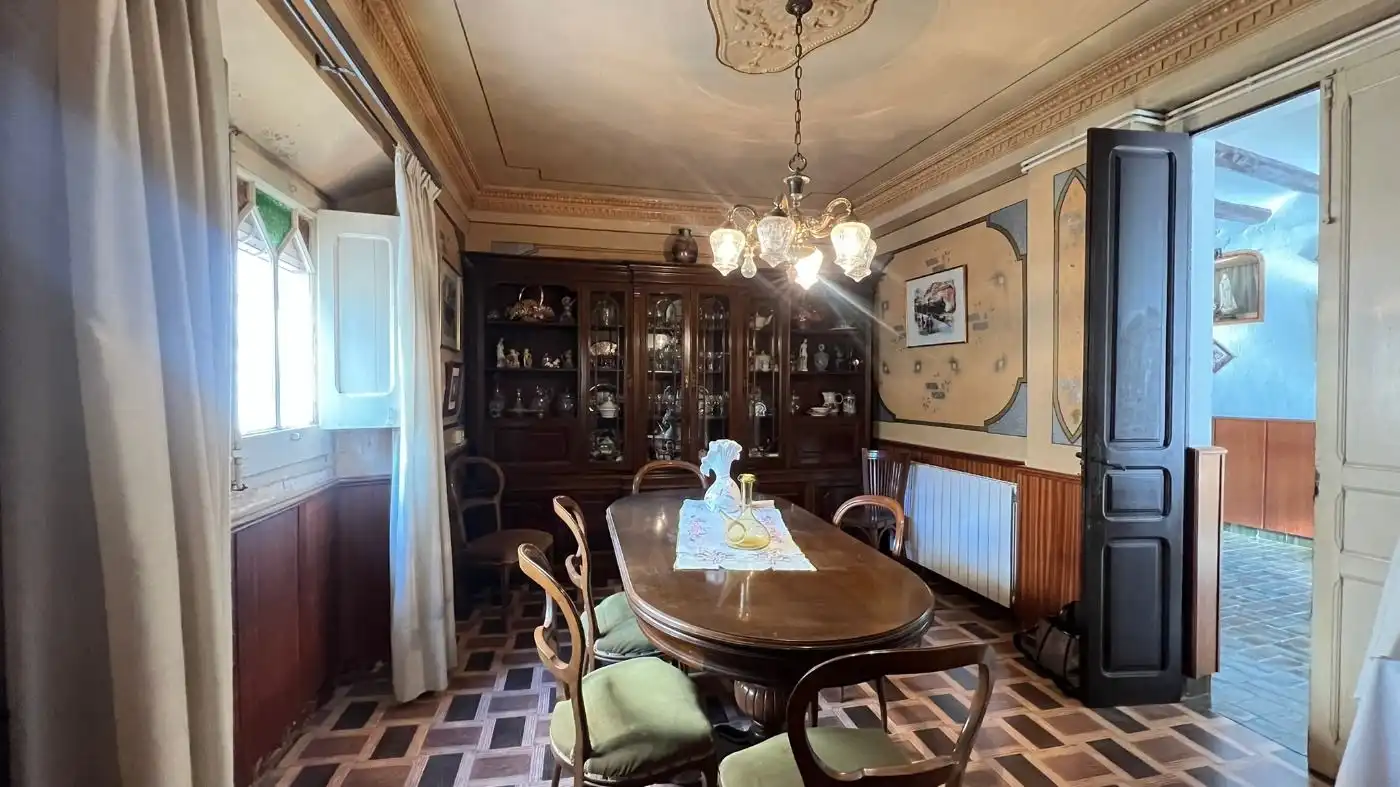 Esszimmer von Haus oder Chalet zum Verkauf in Sant Cugat Sesgarrigues mit Heizung und Balkon