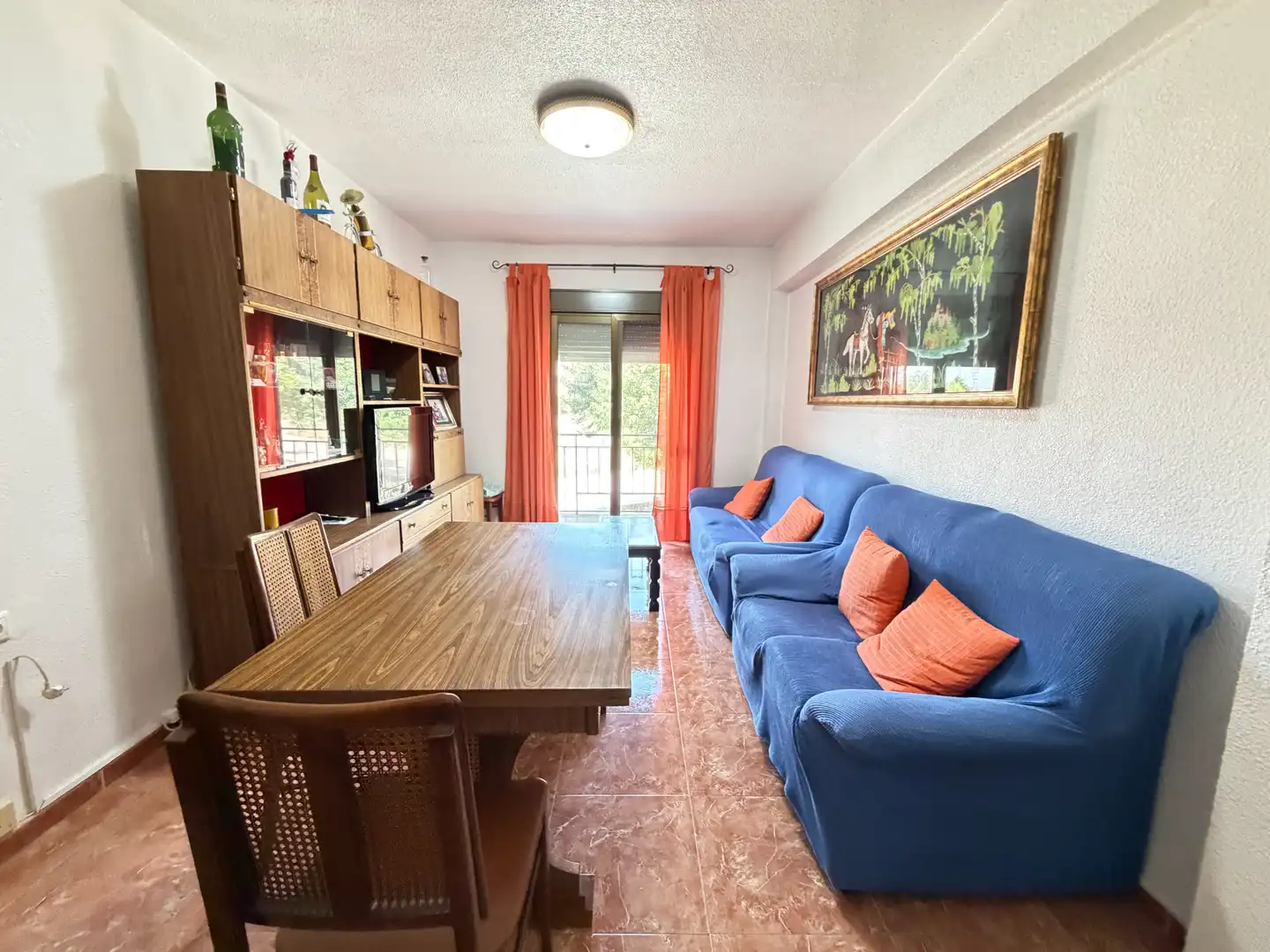 Sala de estar de Piso en venta en Carlet con Terraza, Trastero y Amueblado