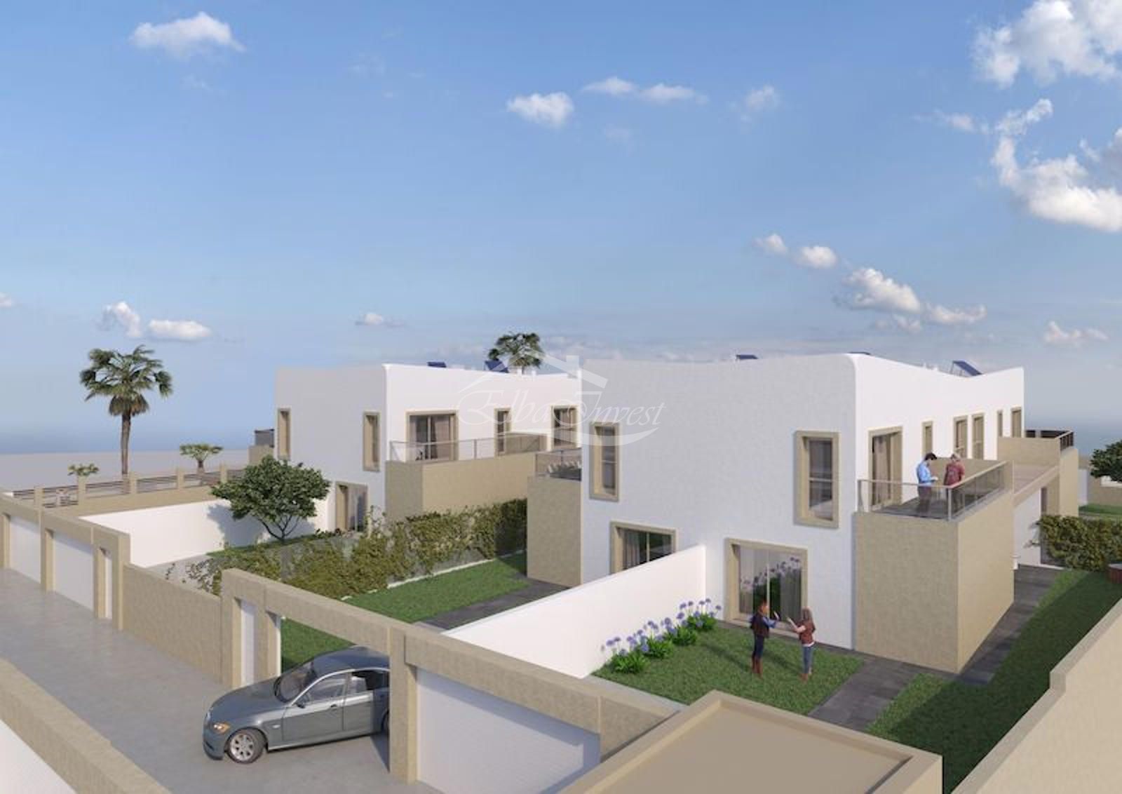 Vista exterior de Casa o xalet en venda en Granadilla de Abona amb Aire condicionat, Jardí privat i Terrassa
