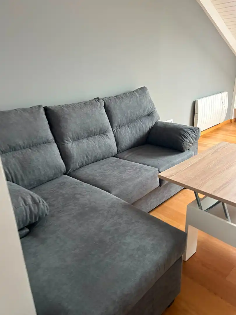 Living room of Flat for rent in Santiago de Compostela   with Furnished