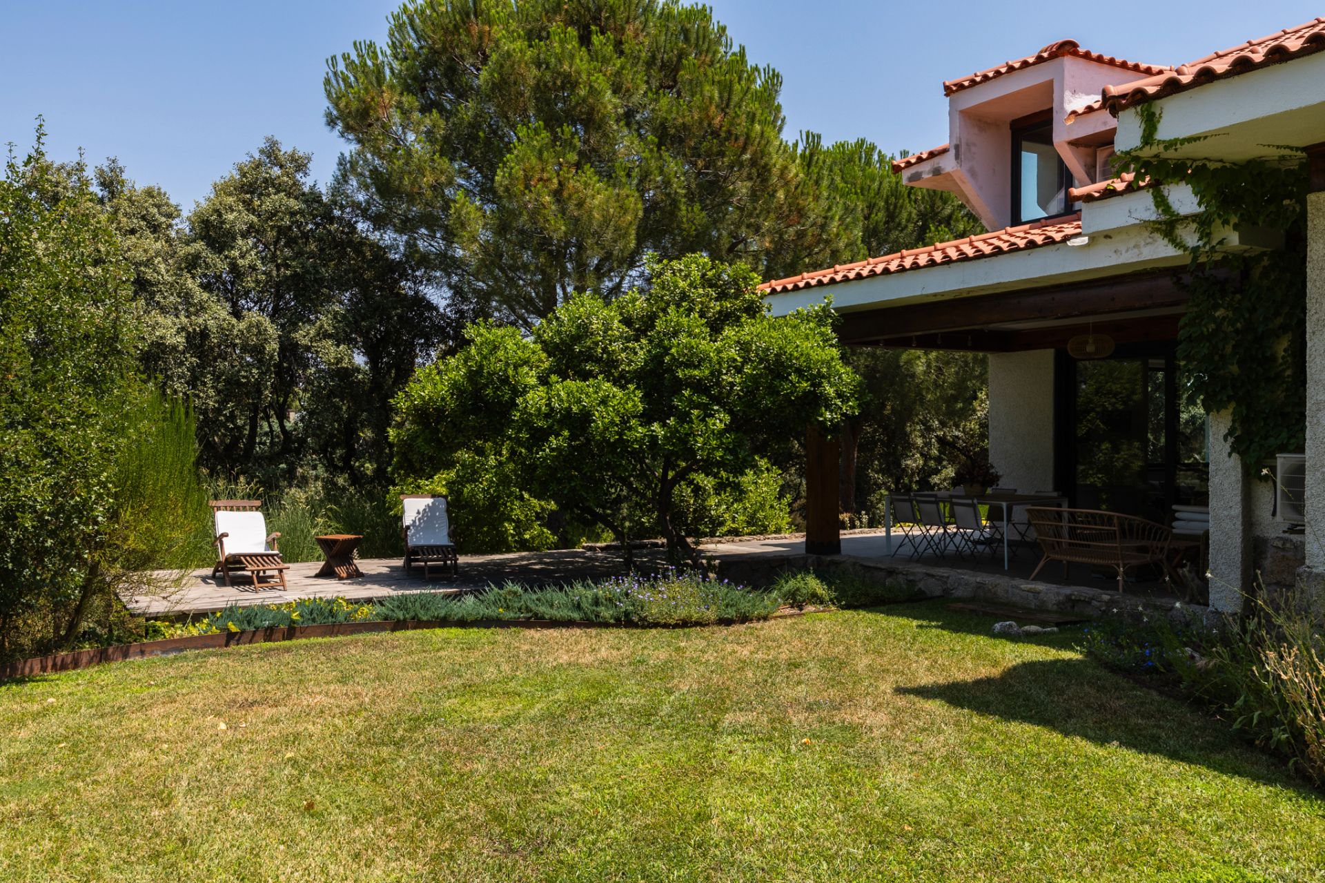 Jardín de Casa o chalet en venta en Las Rozas de Madrid con Aire acondicionado, Jardín privado y Terraza