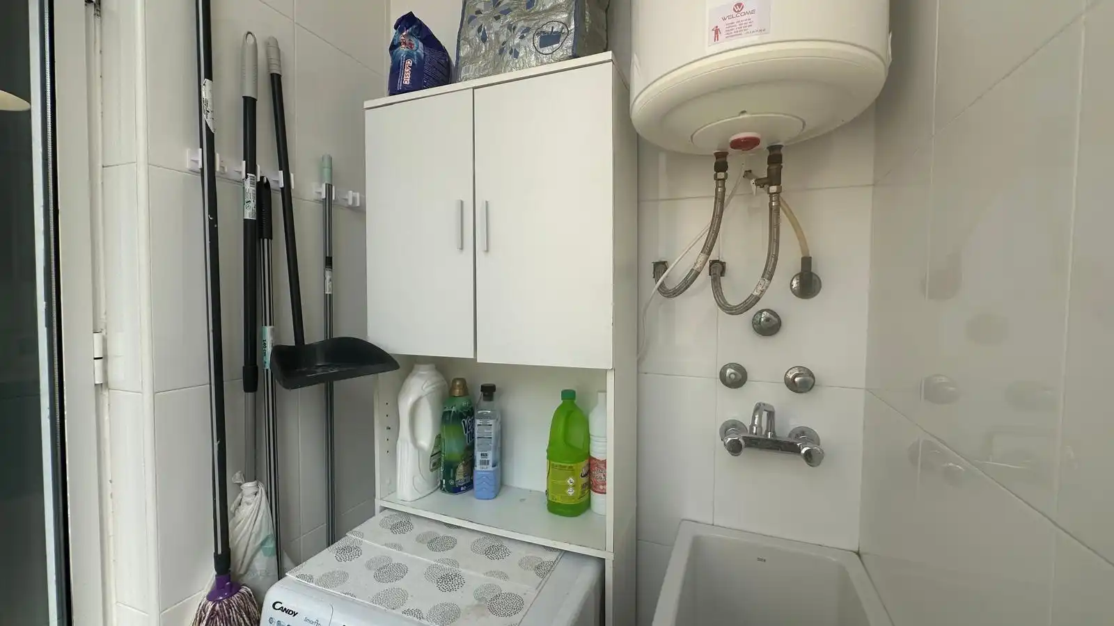 Badezimmer von Dachboden zum Verkauf in Roquetas de Mar mit Privatgarten und Terrasse
